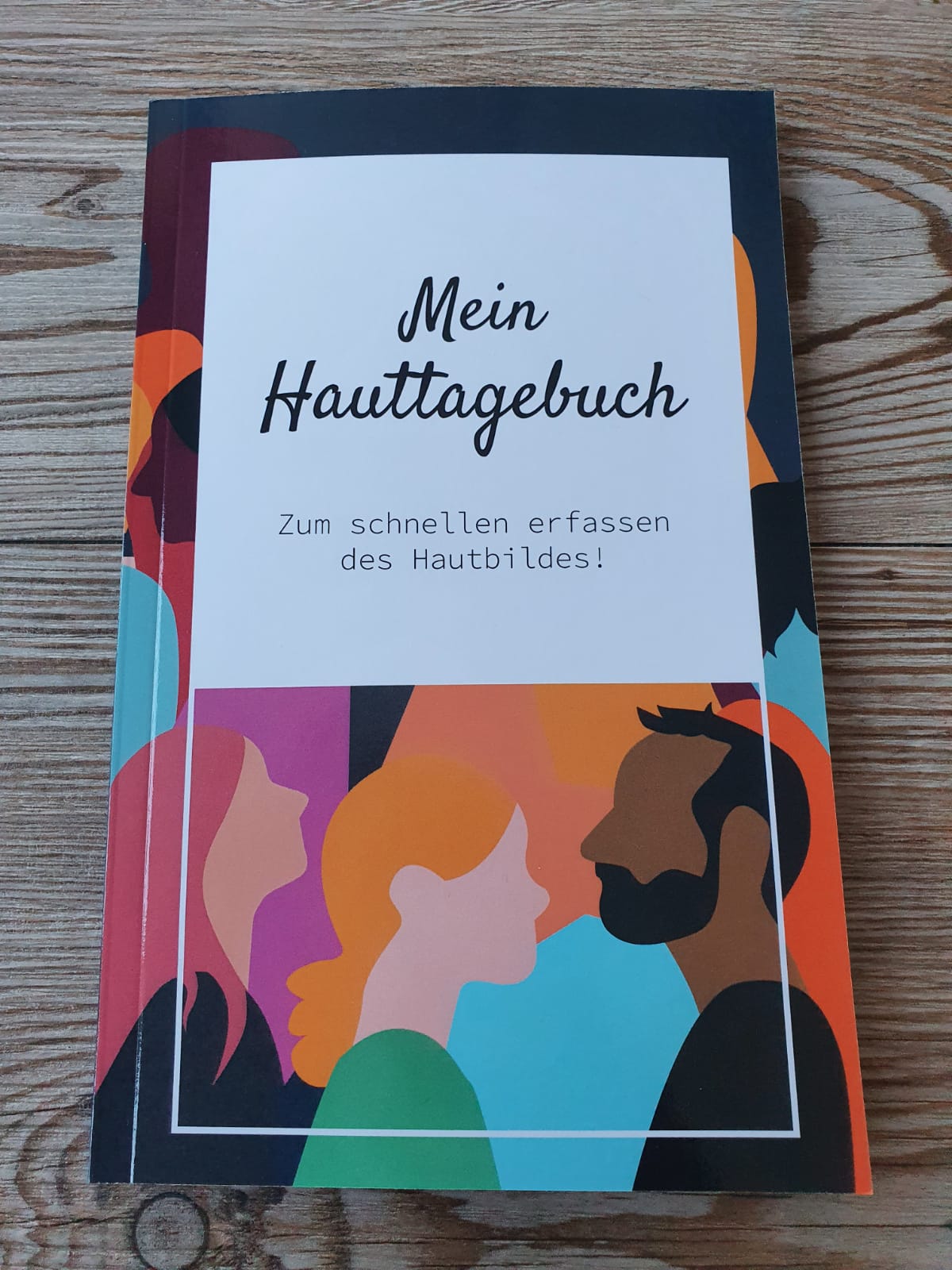 Dieses Bild zeigt das Hauttagebuch zum einfachen Erfassen des Hautbildes